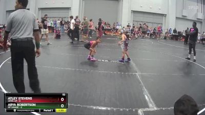 52 lbs Round 7 (10 Team) - Atley Stevens, Level Up vs Arya Robertson, MF Savage