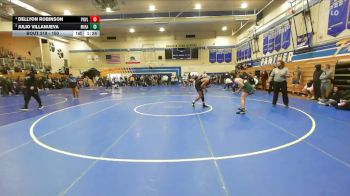 150 lbs Quarterfinal - Julio Villanueva, Miramonte vs Dellyon Robinson, Pinole Valley