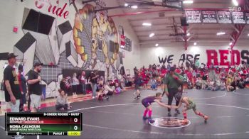 64/67 Round 4 - Nora Calhoun, Junior Indian Wrestling vs Edward Evans, Rockmart Takedown Club