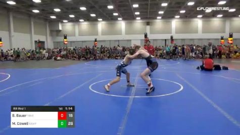 119 lbs Rr Rnd 1 - Brandon Bauer, Team Bro-Kenyon vs Mason Cowell, Rampage