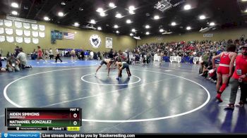 126 lbs Champ. Round 2 - Nathaniel Gonzalez, Monache vs Aiden Simmons, Bakersfield