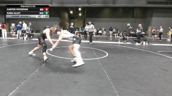 184 lbs Champ. Round 2 - Carter Peterson, Northwestern (Iowa) vs Kash Alley, Colby Community College