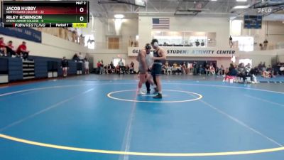 157 lbs Round 2 (6 Team) - Riley Robinson, Otero Junior College vs Jacob Hubby, North Idaho College