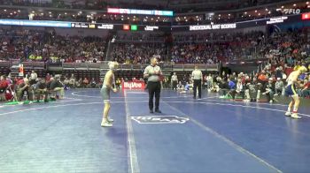 1A-126 lbs Cons. Round 4 - Kingston Carrigan, Riverside, Oakland vs Waylon Logue, Southeast Warren/Melcher-Dallas