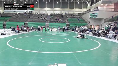 190 lbs 4th Wrestleback (16 Team) - Maxwell Schroeder, Mill Creek vs Daniel Bradley, Brookwood