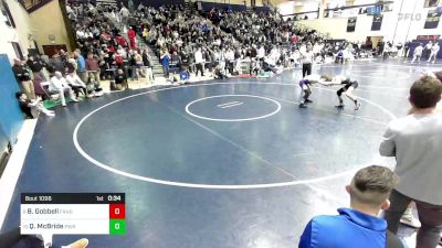 127 lbs Consi Of 16 #2 - Brody Gobbell, Father Ryan High School vs Quinn McBride, Pennridge