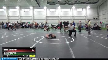 44 lbs Round 1 (6 Team) - Luke Wenrich, 4M vs Quest Bostic, 84 Athletes