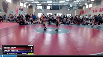 48+ Round 1 - Cayden Trotter, Mountain Man Wrestling Club vs Wesley Davies, Hammers Academy