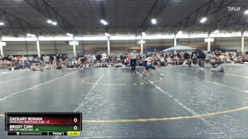 92 lbs Round 3 (4 Team) - Zackary Rowan, Middleton Wrestling Club vs Brody Cain, Big Cat Wrestling