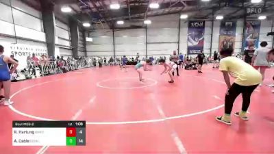 132 lbs Rr Rnd 2 - Ryan Hartung, RedNose Wrestling School - HS vs Andy Cable, BoomRanch