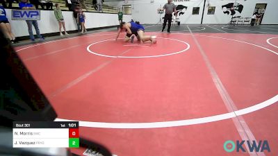 114-118 lbs Rr Rnd 1 - Noah Morris, Salina Wrestling Club vs Jaxson Vazquez, Pryor Tigers