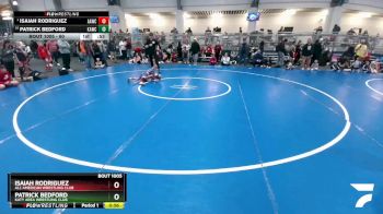 60 lbs Champ. Round 1 - Isaiah Rodriguez, All American Wrestling Club vs Patrick Bedford, Katy Area Wrestling Club