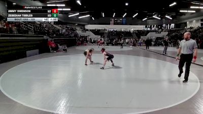 125 lbs Cons. Round 4 - Jimmy Swenson, Northern Oklahoma College-Tonkawa vs Zebediah Tibbles, Northeastern Oklahoma