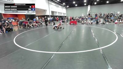 132 lbs Brody Jensen, Team Nebraska vs Devan Garcia, Team Michigan - Blue