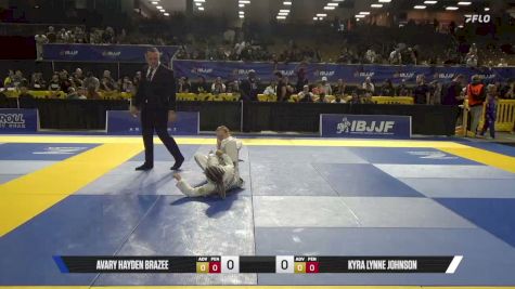 Kyra Lynne Johnson vs Avary Hayden Brazee 2026 Pan Kids Jiu-Jitsu IBJJF Championship