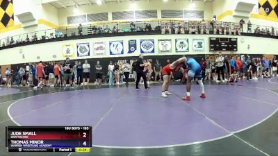 165 lbs Cons. Round 2 - Jude Small, Unattached vs Thomas Minor, Warren Wrestling Academy