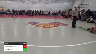 80 lbs Round Of 16 - Jacob Saumenig, Shrewsbury vs Cameron Euker, Mechanicsburg