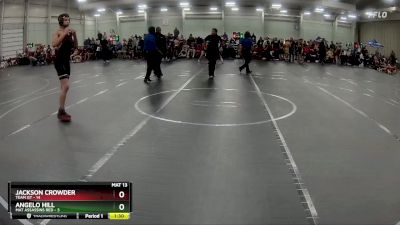 126 lbs Round 5 (8 Team) - Jackson Crowder, Team GT vs Angelo Hill, Mat Assassins Red