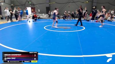 115 lbs Cons. Round 3 - Megan Sognefest, CA vs Gloria Diaz, WA