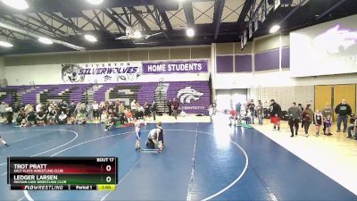 52 lbs Cons. Round 3 - Trot Pratt, Salt Flats Wrestling Club vs Ledger Larsen, Payson Lion Wrestling Club