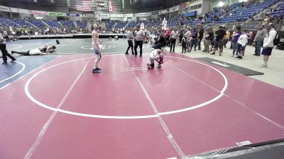 130 lbs Consi Of 16 #2 - Draven Ferch, Baca County vs Joshua Stockton, RCS MS Wrestling