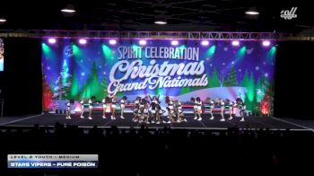 Stars Vipers - Pure Poison [2025 L2 Youth - Medium] 2025 Spirit Celebration Christmas Grand Nationals