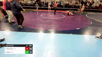 116 lbs Rr Rnd 6 - Taso Kiprislis, Keystone Cowboys vs Lucas Elias, Toms River Wrestling Club