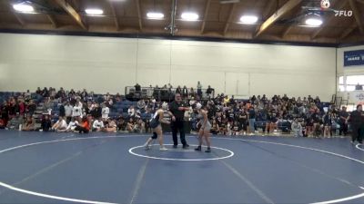 117 lbs Champ. Round 2 - Lina Perez, Menlo Oak Squad vs Hayden Fry, Menlo College