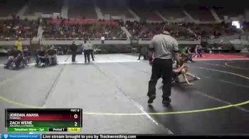 Quarterfinal - Zach Wene, Arizona Lutheran vs Jordan Anaya, Morenci