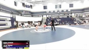 125 lbs Finals (2 Team) - Emma Parker, Utah 2 vs Allie Treese, Montana