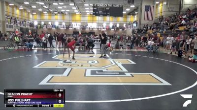 86 lbs Round 1 - Deacon Pracht, Iowa vs Jodi Fullhart, Northeast Iowa Wrestling Club