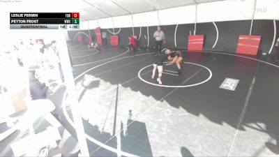 145 lbs Quarterfinal - Leslie Fermin, Fifth Sun WC vs Peyton Frost, Warriors Wrestling Club