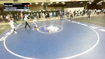 130 lbs Quarterfinal - Bella Curcuru, Unattached vs April Ortiz, Unattached