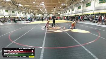 115 lbs Cons. Round 1 - Easten Baumgartner, Gorilla Wrestling Club, Inc vs Broden Rawles, Gordon/Rushville