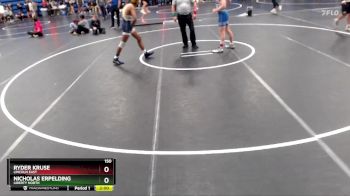 150 lbs Round 5 - Nicholas Erpelding, Liberty North vs Ryder Kruse, Lincoln East