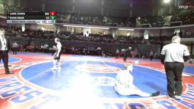 175-2A 3rd Place Match - Luke Jones, Ringgold vs Evan Reed, East Jackson HS