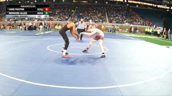 D3-138 lbs Cons. Round 1 - Bernard Allen, Warren Lincoln vs Luke Paxton, Potterville