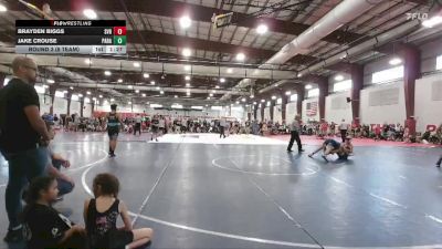 135 lbs Round 3 (8 Team) - Brayden Biggs, Steel Valley Renegades vs Jake Crouse, Parabellum MS