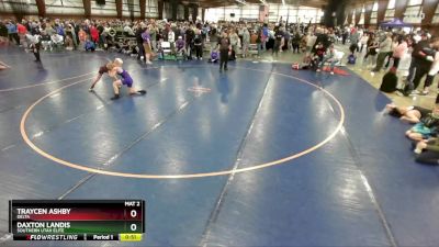 80 lbs Cons. Semi - Daxton Landis, Southern Utah Elite vs Traycen Ashby, Delta