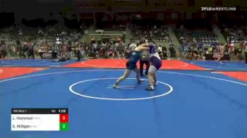 175 lbs Prelims - Lilly Haywood, Wilburton Takedown Club vs Sidney Milligan, Hurricane Wrestling Academy