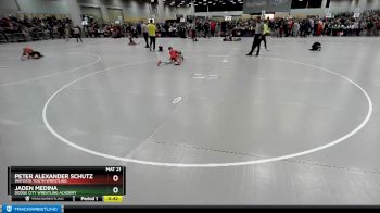 83 lbs Cons. Round 2 - Jaden Medina, Dodge City Wrestling Academy vs Peter Alexander Schutz, Wayzata Youth Wrestling