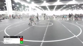 81 lbs Semifinal - Abel Coulon, Gladiator Wr Acd vs Mylan Ruiz, Outlaws WC