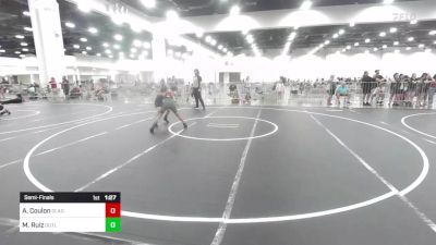 81 lbs Semifinal - Abel Coulon, Gladiator Wr Acd vs Mylan Ruiz, Outlaws WC