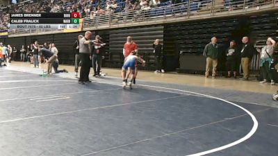 82 lbs Round Of 32 - James Brenner, Bangor vs Caleb Fralick, Warren