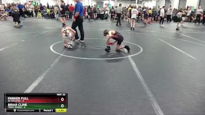 72 lbs Round 7 (8 Team) - Parker Full, 84 Athletes vs Briar Cline, Terps Xpress