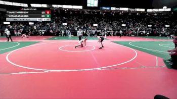132 lbs Champ. Round 2 - Leonidas Giatis, HDH1 vs Jake Thompson, LOV1