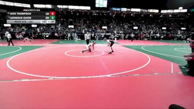 132 lbs Champ. Round 2 - Leonidas Giatis, HDH1 vs Jake Thompson, LOV1