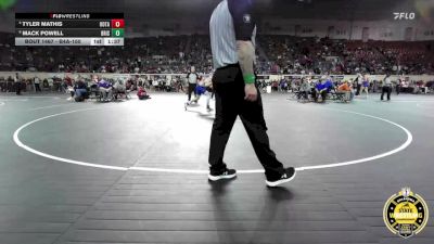 B4A-150 lbs Cons. Semi - Tyler Mathis, Oologah-Talala vs Mack Powell, Bristow