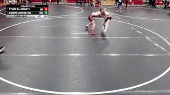 138 lbs Cons. Semi - Colton Livingston, La Grande vs Ryker Balmforth, Shelley