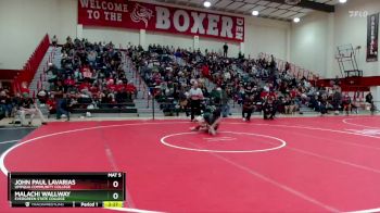 125 lbs Cons. Round 2 - John Paul Lavarias, Umpqua Community College vs Malachi Wallway, Evergreen State College